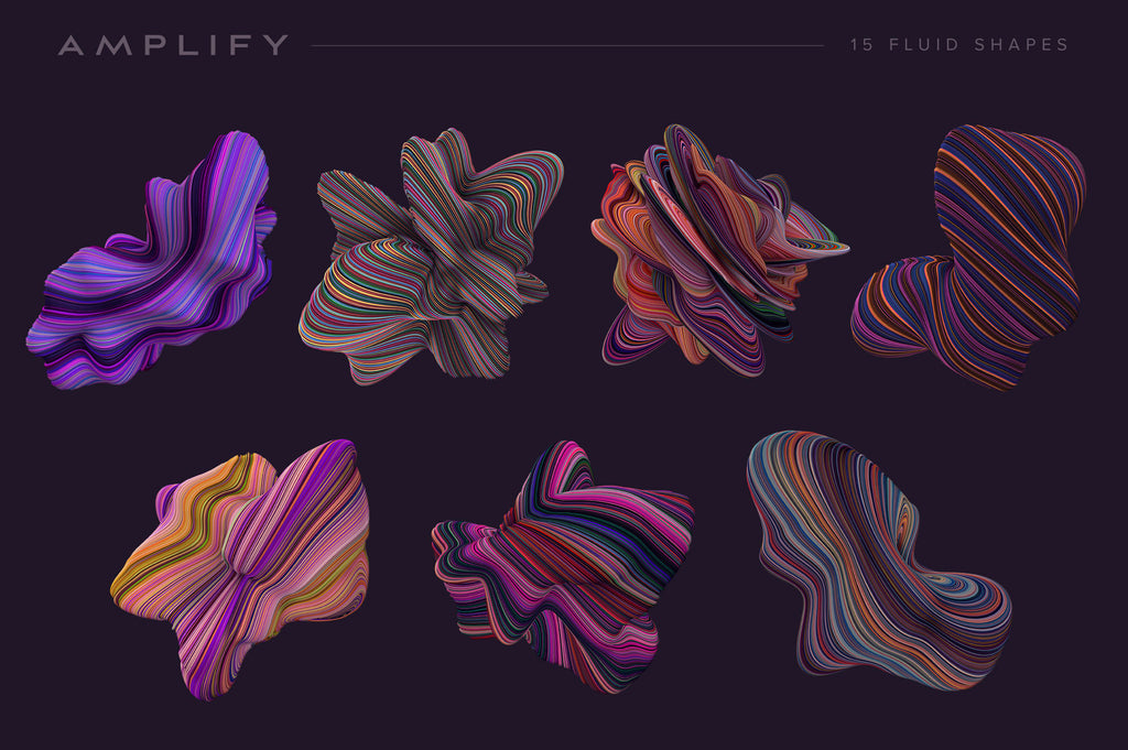 Amplify: 15 Fluid Shapes-Chroma Supply