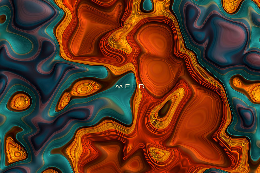 Meld: Glossy Abstract 3D Textures-Chroma Supply