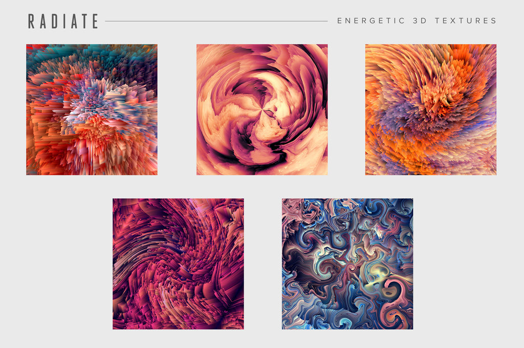 Radiate: Energetic 3D Textures-Chroma Supply