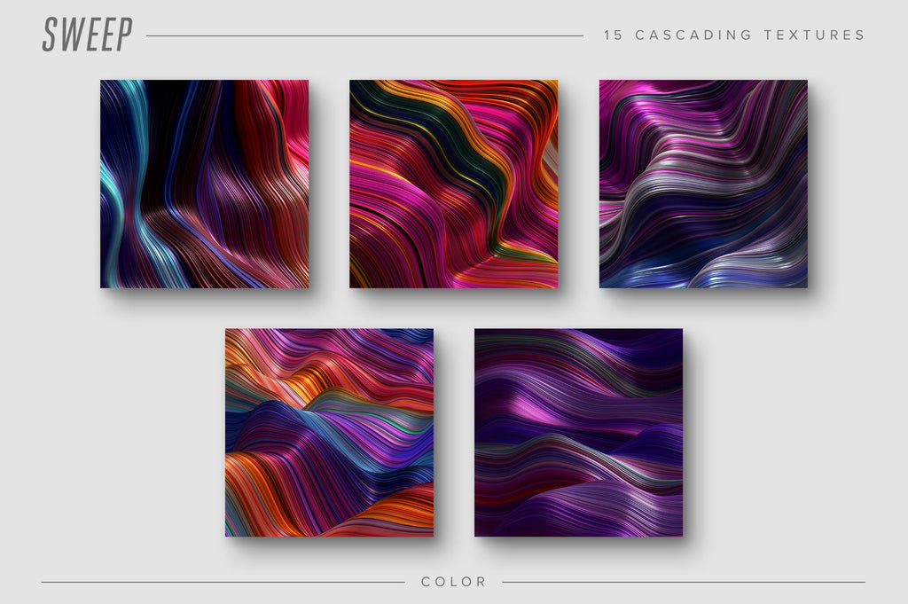 Sweep: Glossy Cascading Textures-Chroma Supply