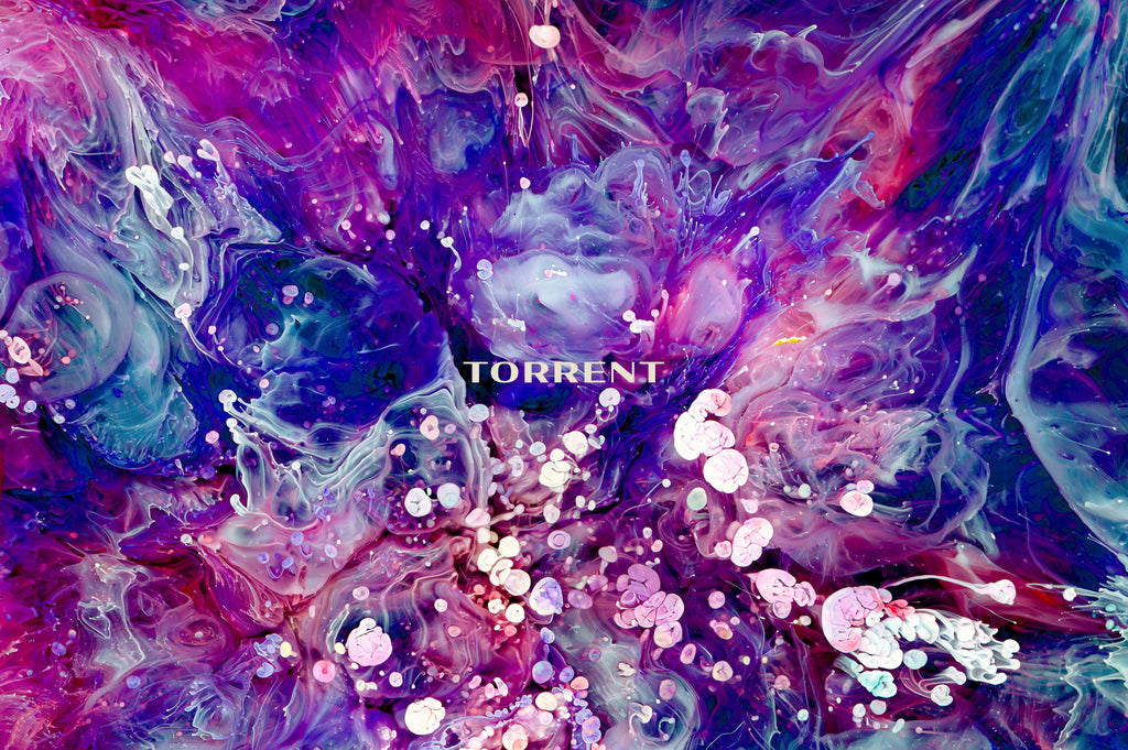 Torrent: Experimental Ink and Resin Textures-Chroma Supply