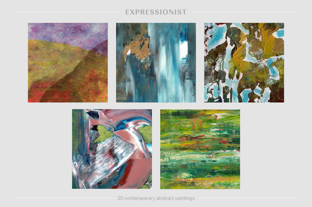Expressionist: 20 Contemporary Abstract Paintings-Chroma Supply