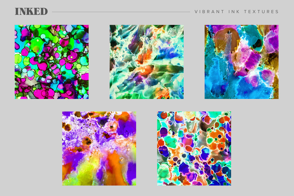 Inked: Abstract Ink Textures-Chroma Supply