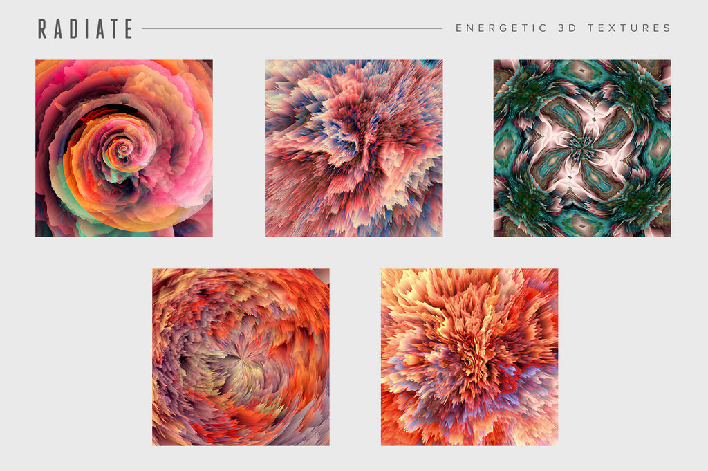 Radiate: Energetic 3D Textures-Chroma Supply
