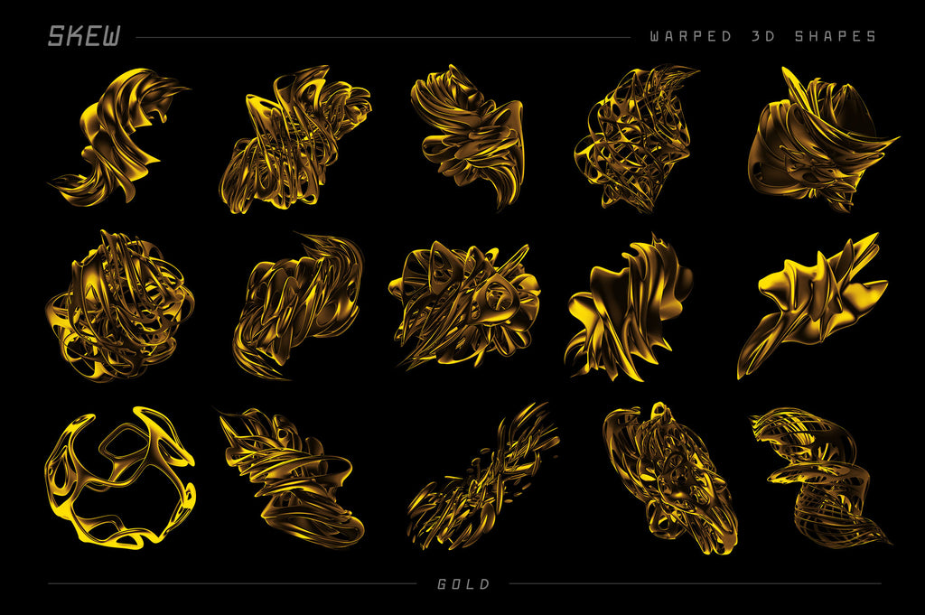 Skew: 105 Warped 3D Shapes-Chroma Supply