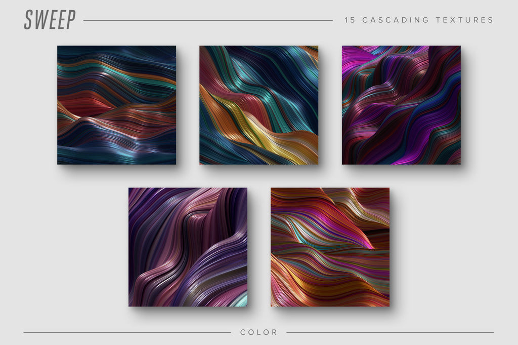 Sweep: Glossy Cascading Textures-Chroma Supply