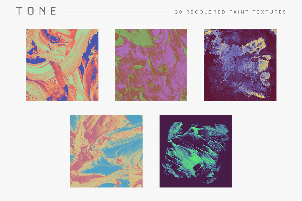 Tone: Recolored Paint Textures-Chroma Supply
