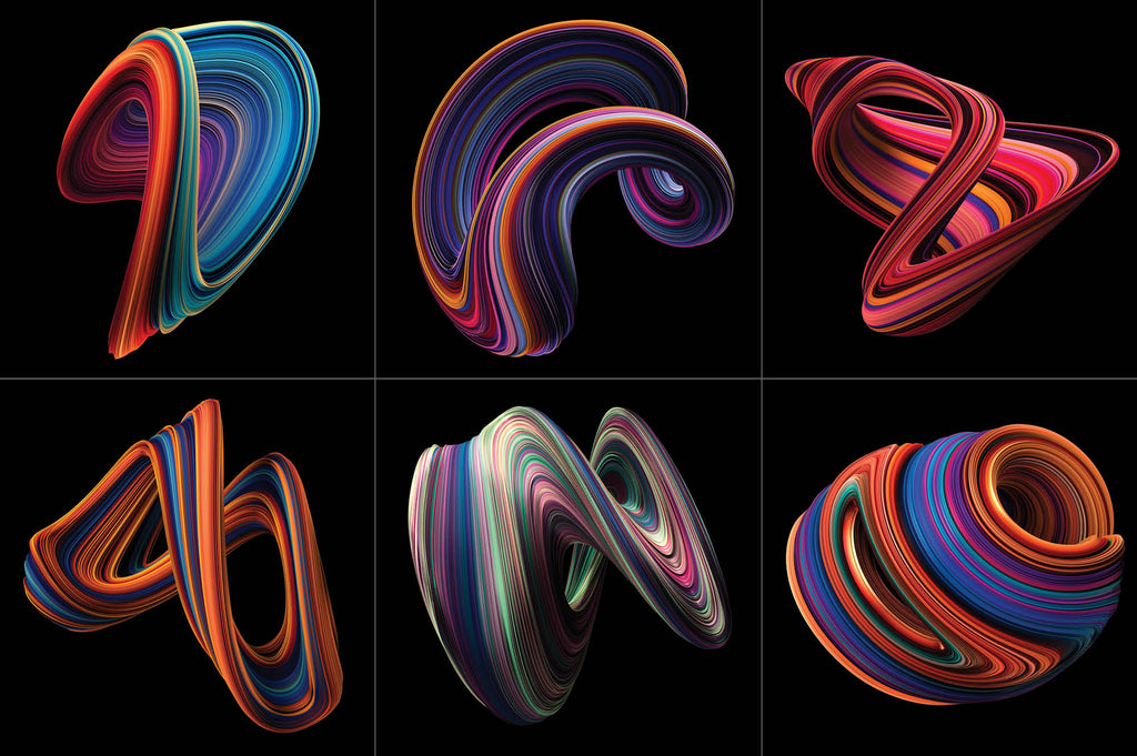 Nexus: Swirling Abstract Shapes-Chroma Supply