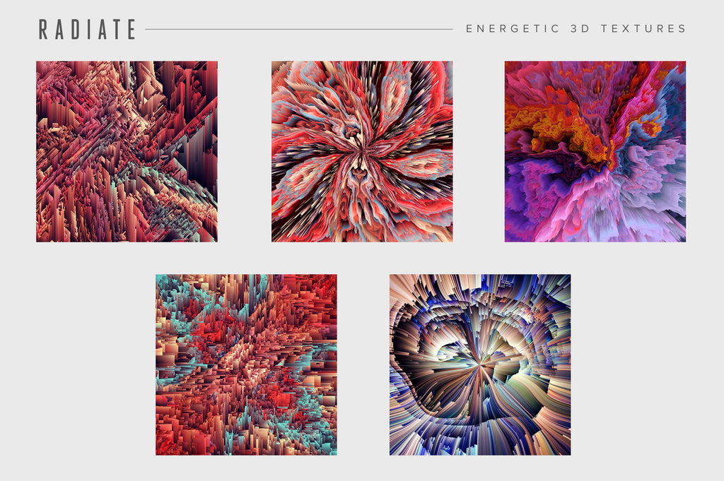Radiate: Energetic 3D Textures-Chroma Supply