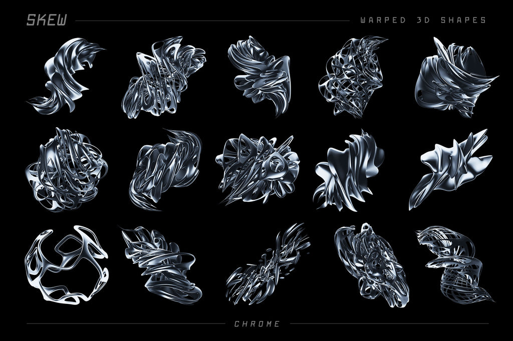 Skew: 105 Warped 3D Shapes-Chroma Supply
