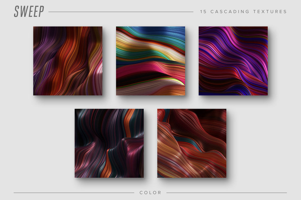Sweep: Glossy Cascading Textures-Chroma Supply