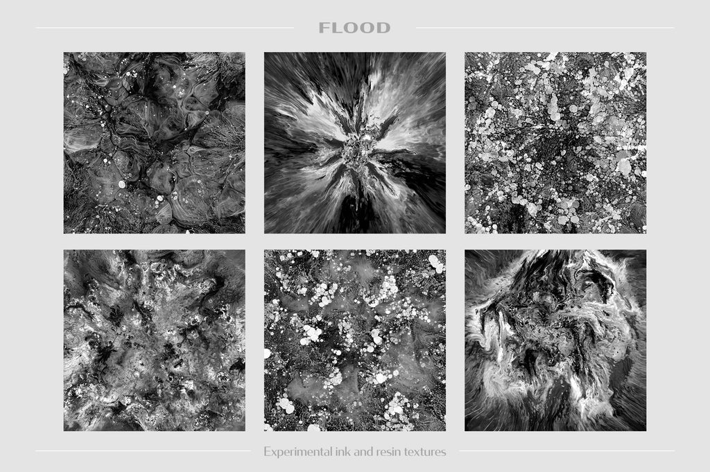 Flood: Experimental Ink and Resin Textures-Chroma Supply