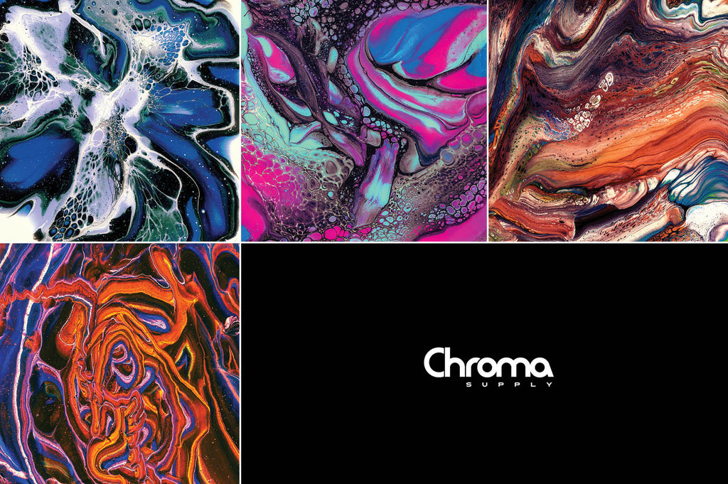 Drift: Abstract Paint Textures-Chroma Supply