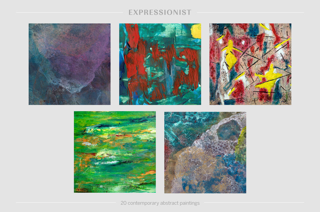Expressionist: 20 Contemporary Abstract Paintings-Chroma Supply