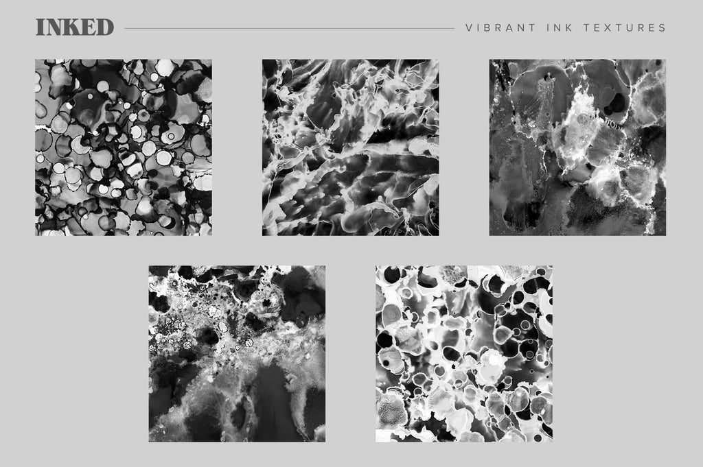 Inked: Abstract Ink Textures-Chroma Supply