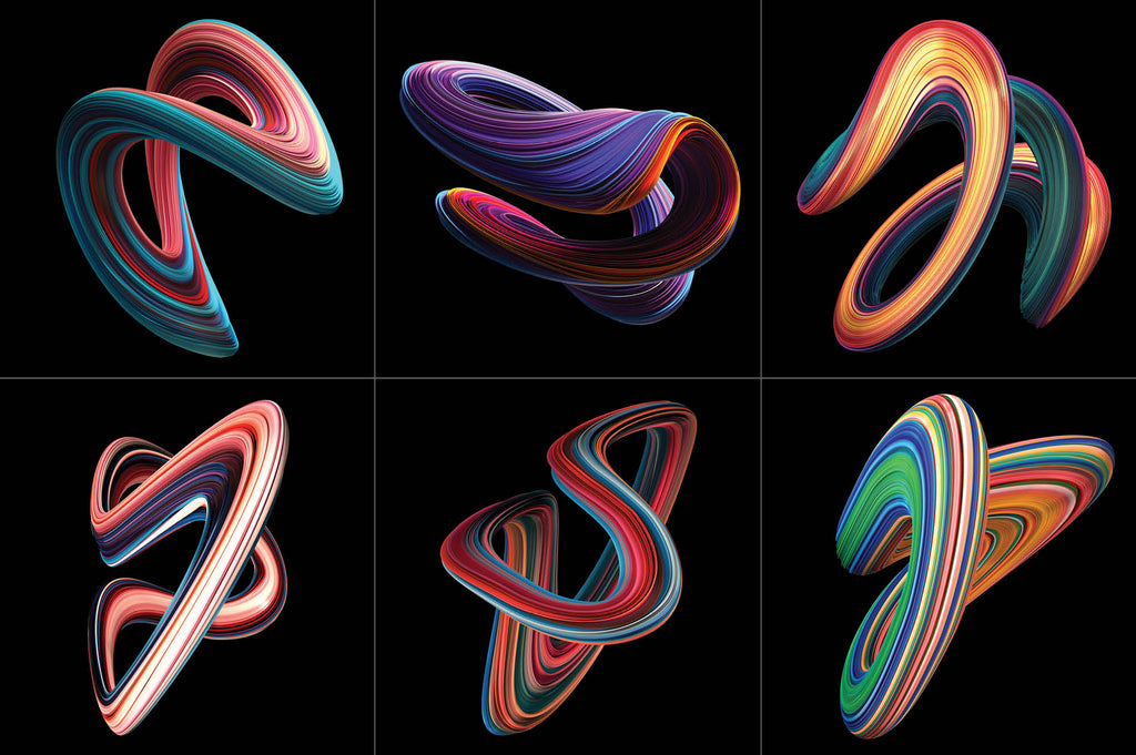 Nexus: Swirling Abstract Shapes-Chroma Supply