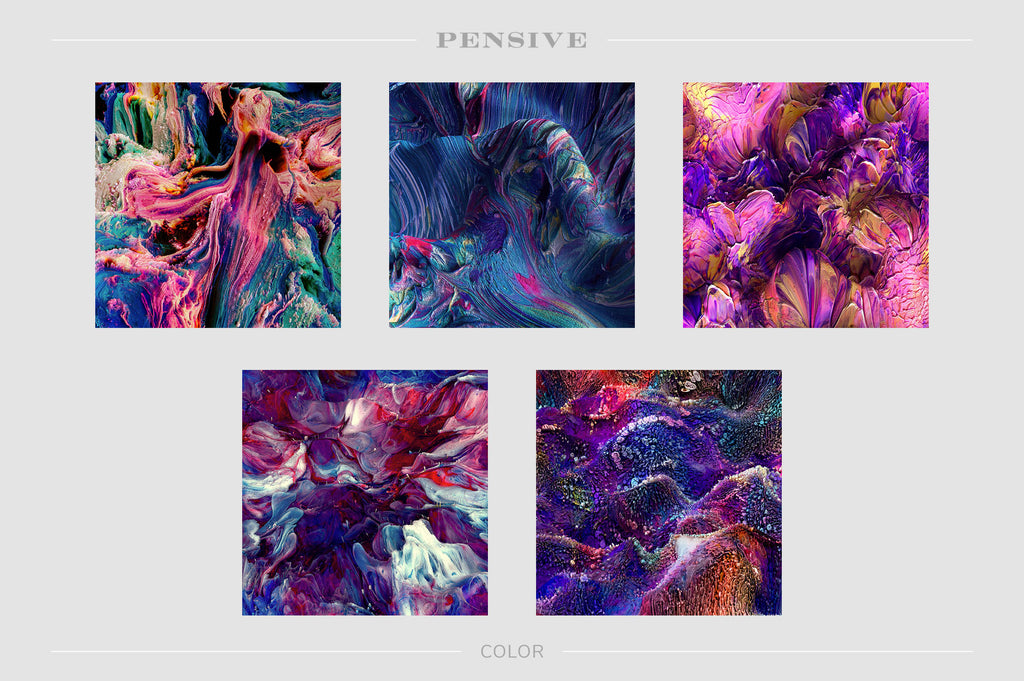 Pensive: Experimental 3D Paint Textures-Chroma Supply