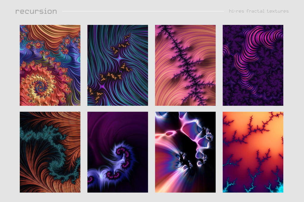 Recursion: Hi-res Fractal Textures-Chroma Supply