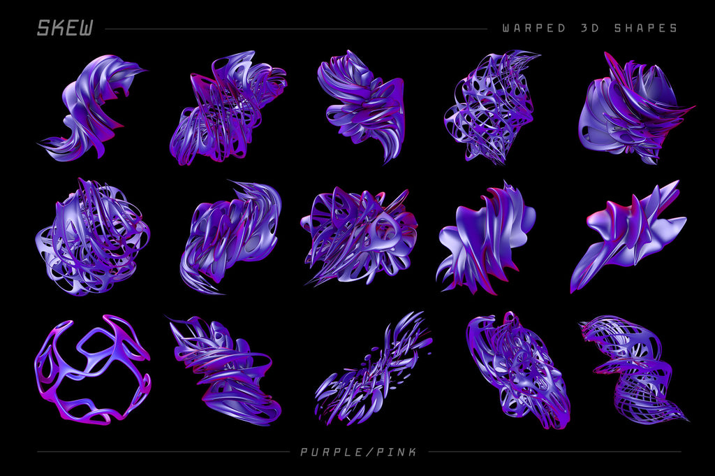 Skew: 105 Warped 3D Shapes-Chroma Supply