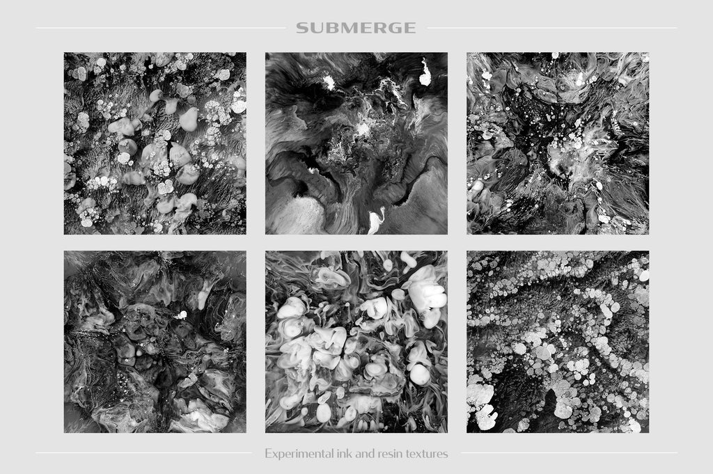 Submerge: Experimental Ink and Resin Textures-Chroma Supply