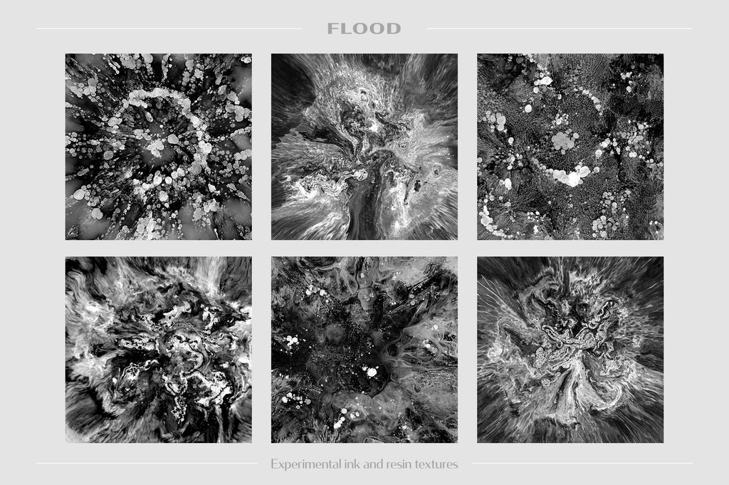 Flood: Experimental Ink and Resin Textures-Chroma Supply
