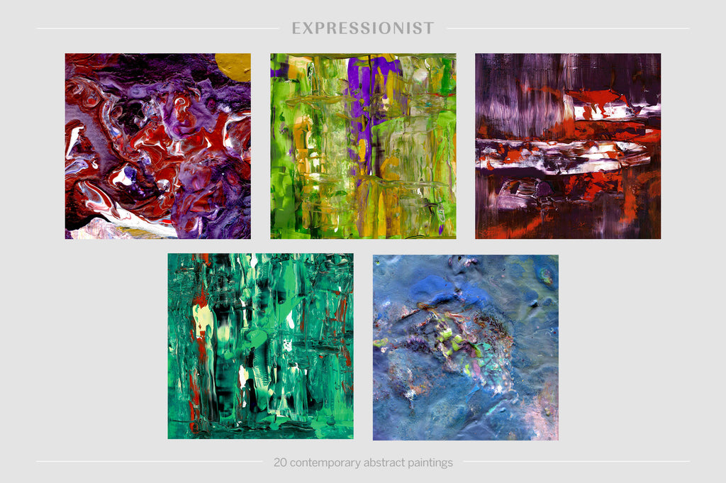 Expressionist: 20 Contemporary Abstract Paintings-Chroma Supply
