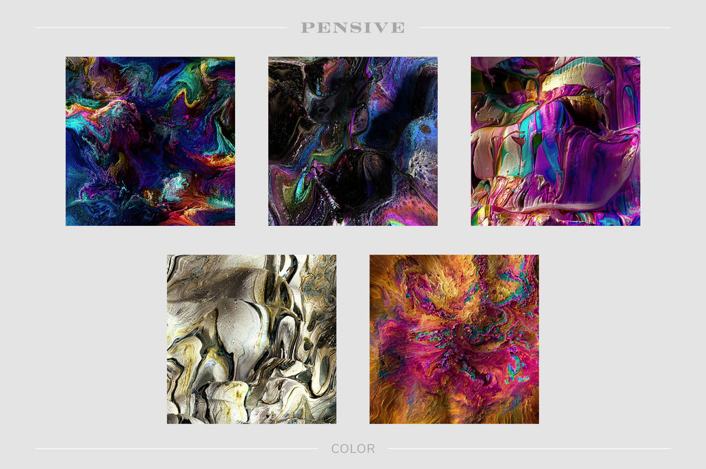 Pensive: Experimental 3D Paint Textures-Chroma Supply