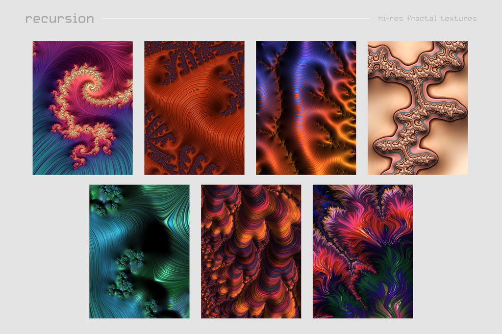 Recursion: Hi-res Fractal Textures-Chroma Supply