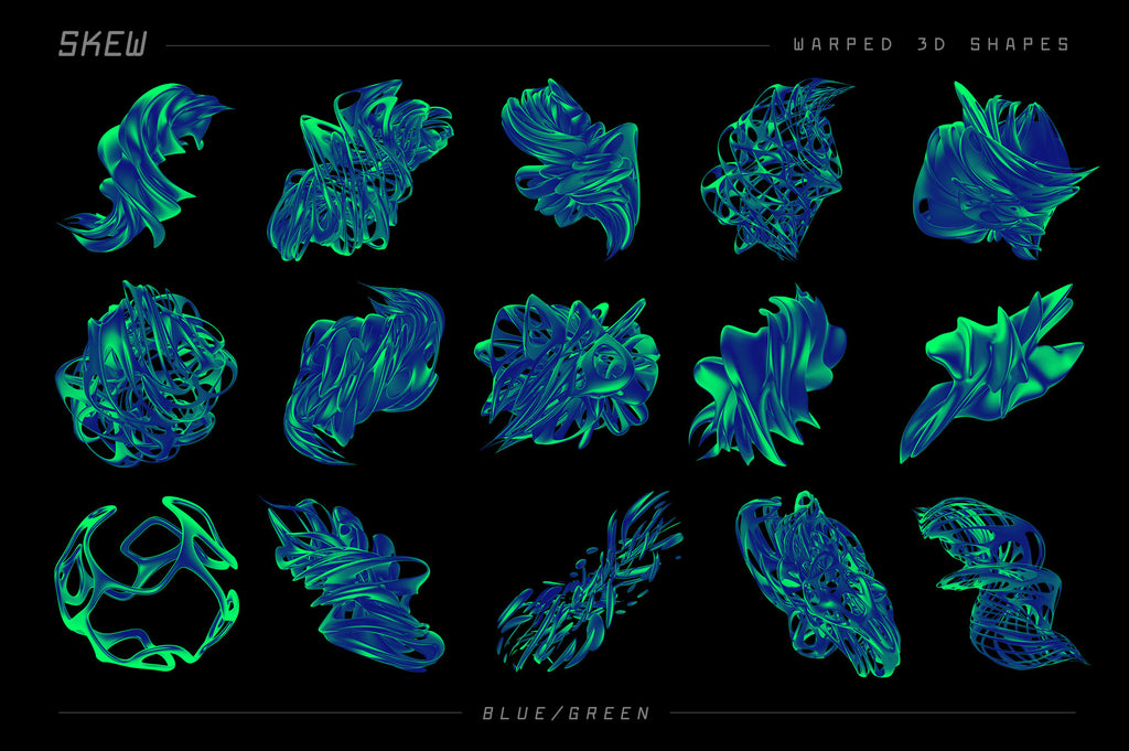 Skew: 105 Warped 3D Shapes-Chroma Supply