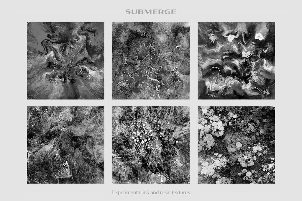 Submerge: Experimental Ink and Resin Textures-Chroma Supply