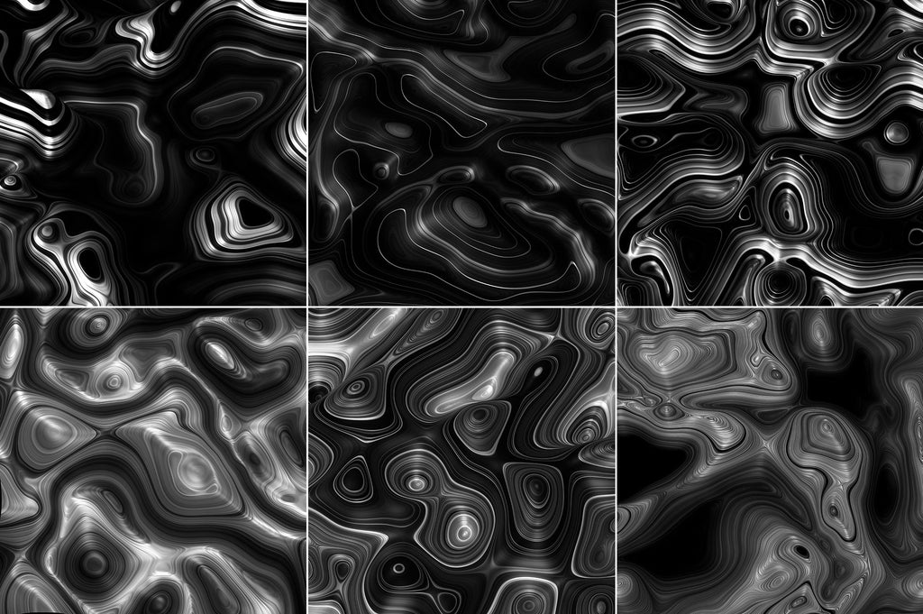 Meld: Glossy Abstract 3D Textures-Chroma Supply