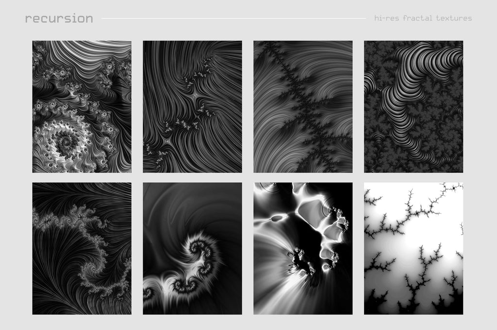 Recursion: Hi-res Fractal Textures-Chroma Supply