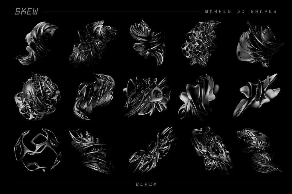 Skew: 105 Warped 3D Shapes-Chroma Supply
