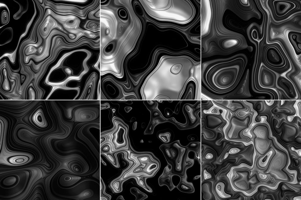 Meld: Glossy Abstract 3D Textures-Chroma Supply