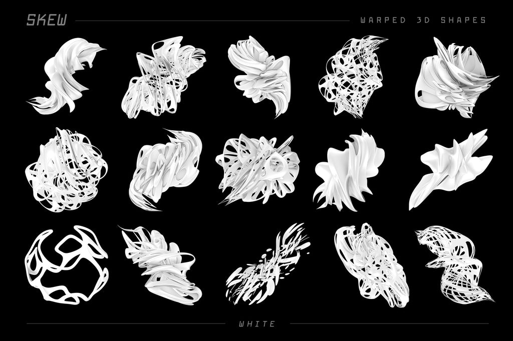 Skew: 105 Warped 3D Shapes-Chroma Supply