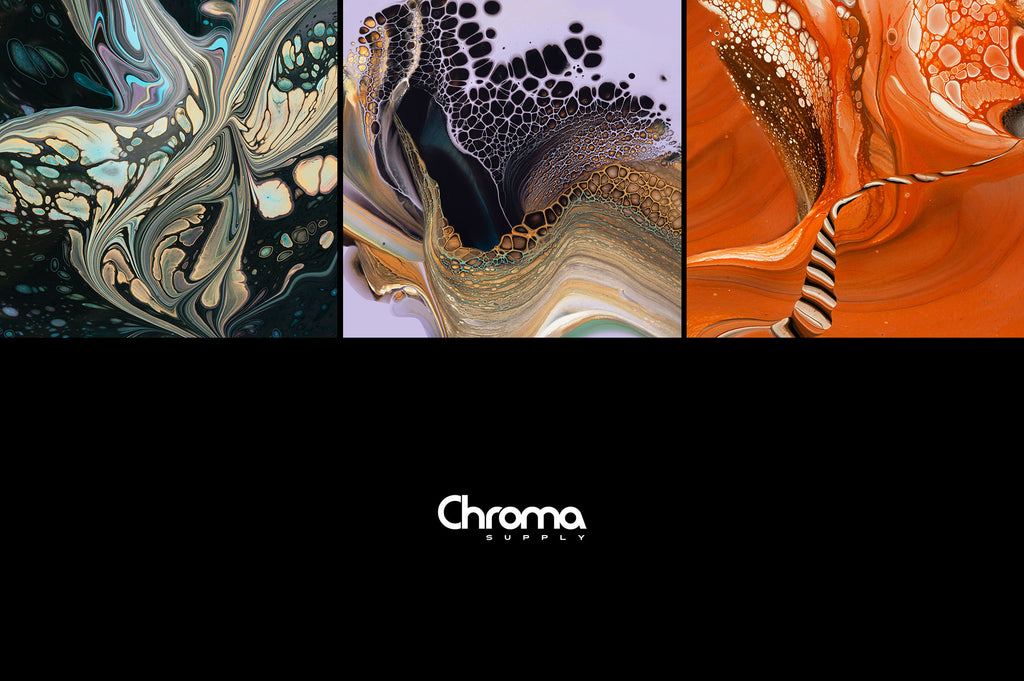 Viscosity: Fluid Acrylic Paint Textures-Chroma Supply