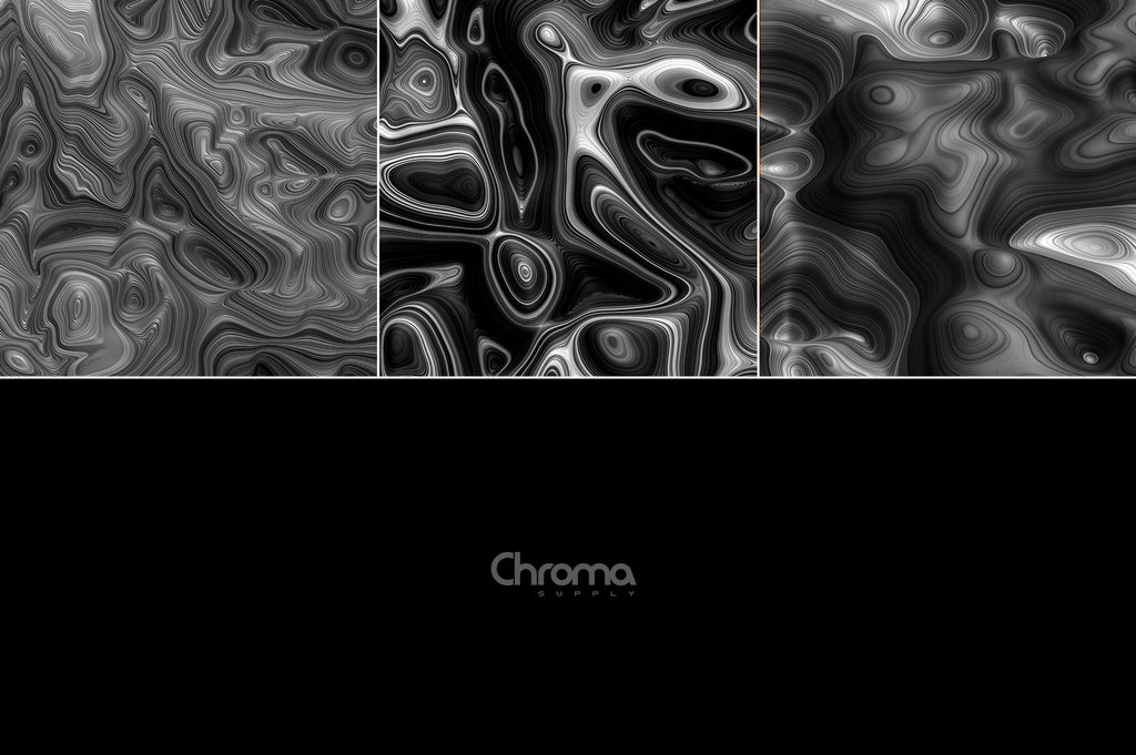 Meld: Glossy Abstract 3D Textures-Chroma Supply