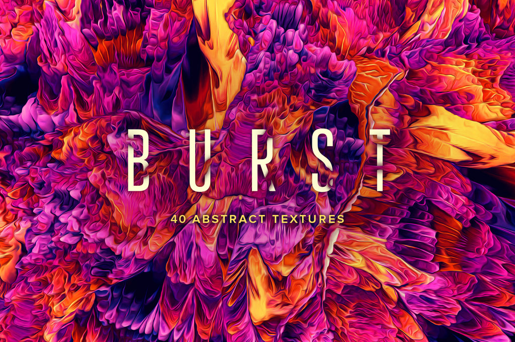 Burst: 40 Abstract Paint Textures-Chroma Supply