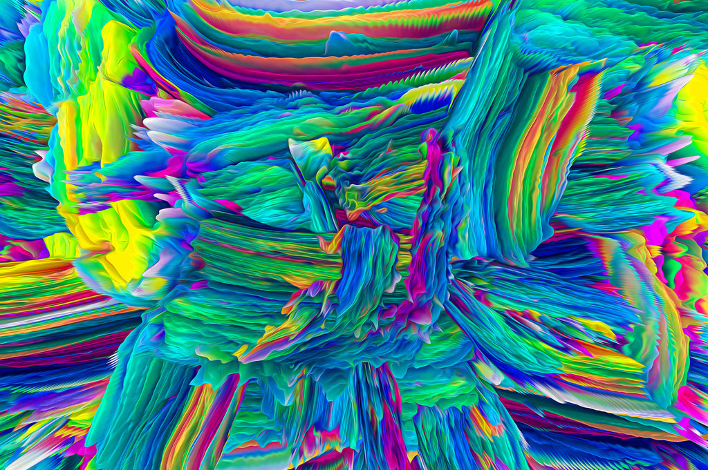 Burst: 40 Abstract Paint Textures-Chroma Supply