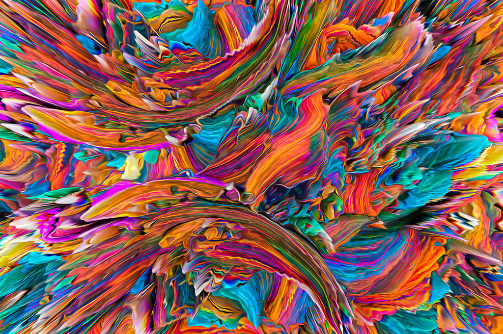 Burst: 40 Abstract Paint Textures-Chroma Supply