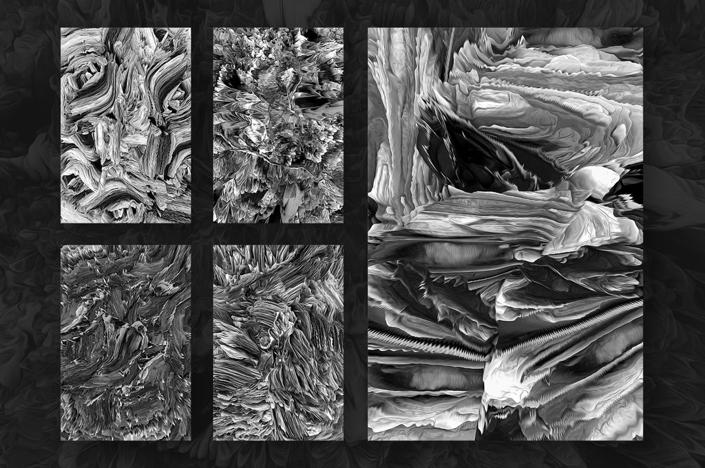 Burst: 40 Abstract Paint Textures-Chroma Supply