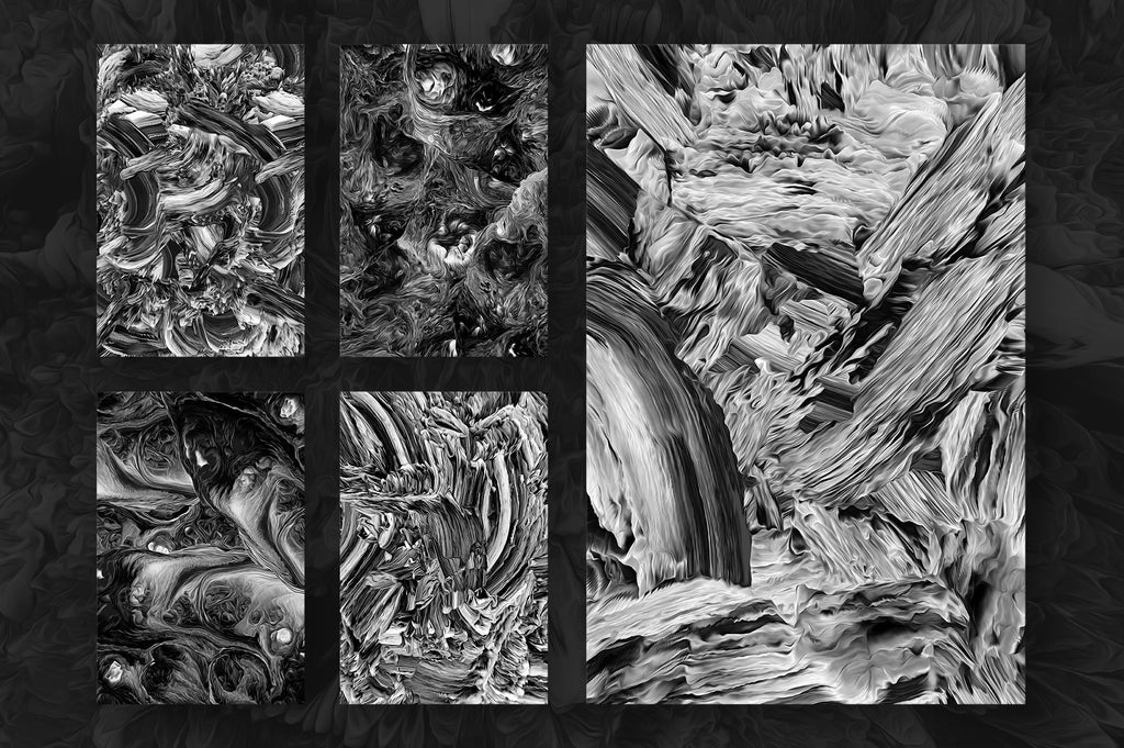 Burst: 40 Abstract Paint Textures-Chroma Supply