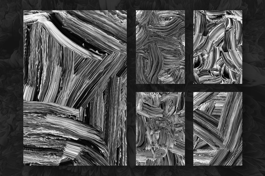 Burst: 40 Abstract Paint Textures-Chroma Supply