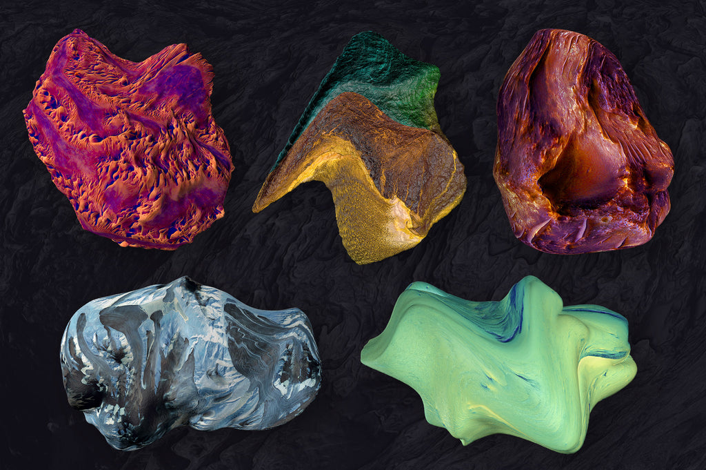 Dimension: 30 Abstract 3D Shapes-Chroma Supply