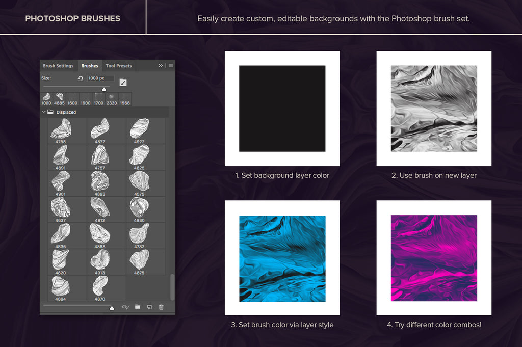 Displaced: 80 Isolated 3D Textures-Chroma Supply