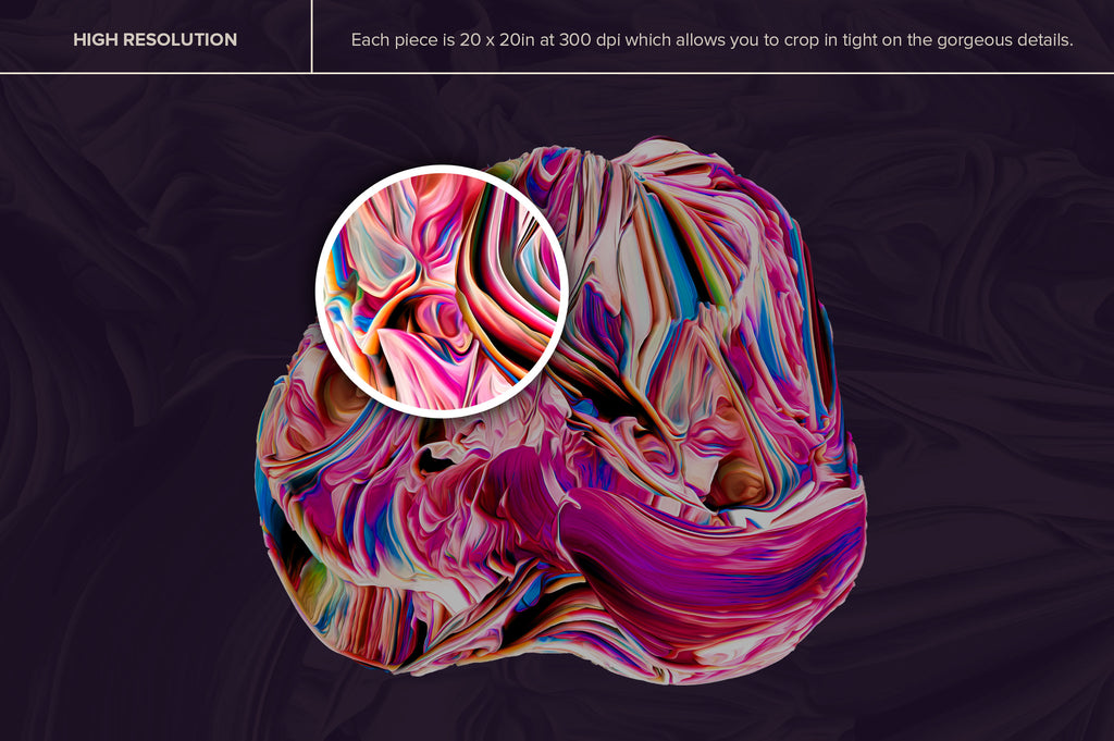 Displaced: 80 Isolated 3D Textures-Chroma Supply