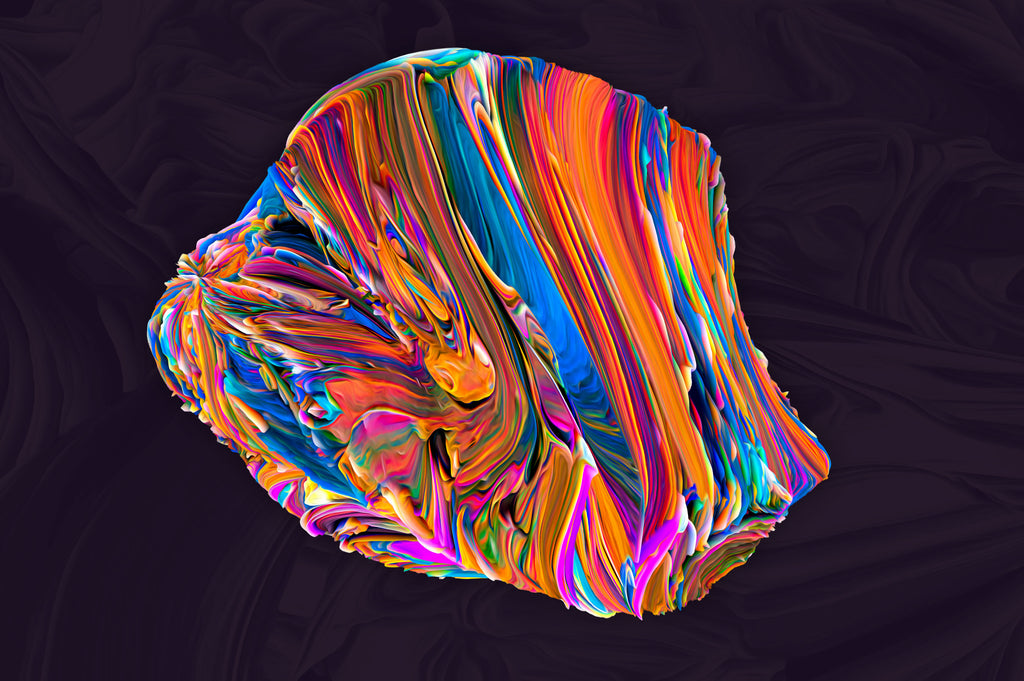 Displaced: 80 Isolated 3D Textures-Chroma Supply