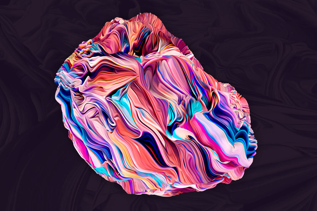 Displaced: 80 Isolated 3D Textures-Chroma Supply