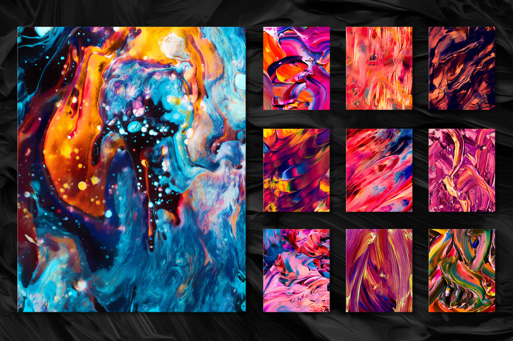 Flow, Vol. 1: 100 Smooth Paint Textures-Chroma Supply