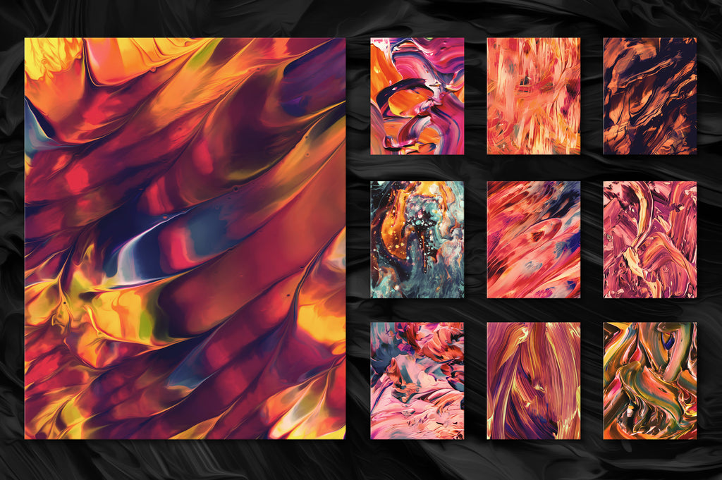 Flow, Vol. 1: 100 Smooth Paint Textures-Chroma Supply